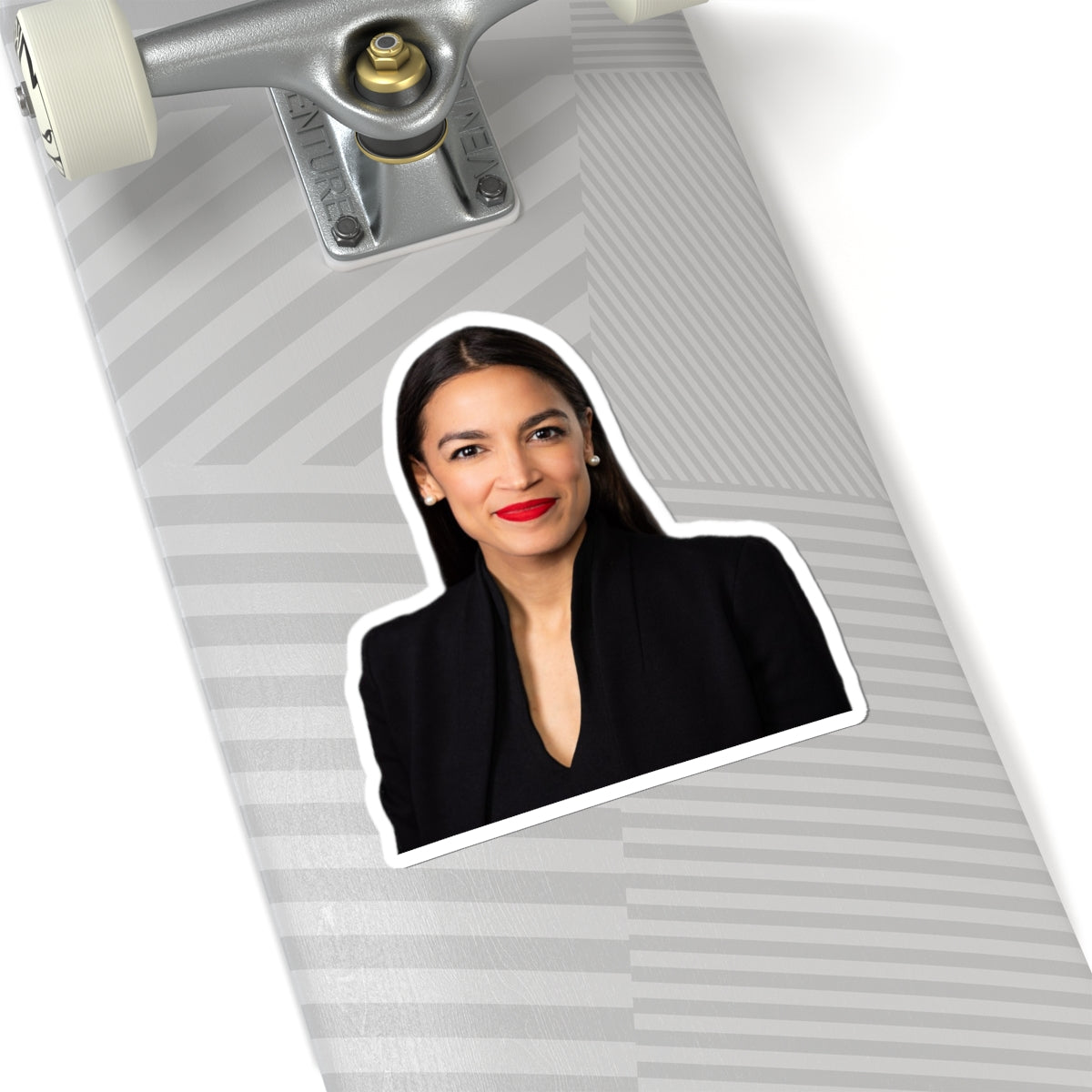 AOC Decal - Rep Alexandria Ocasio-Cortez - Anti MAGA Sticker - Latina Power - Women In Politics - Feminist Gift - Protest Merch