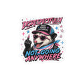 Trans Pride Sticker, Disrespectfully Not Going Anywhere Decal, Funny Opossum Sticker, LGBTQ Vinyl Decal, Trans Rights Gift