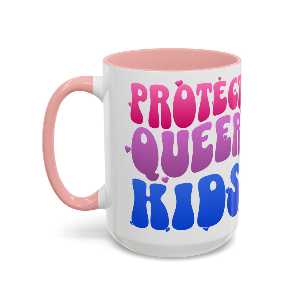 Protect Queer Kids Mug - Trans Ally - Social Justice Mug - LGBTQ Pride Merch - Activist Gift - Queer Pride