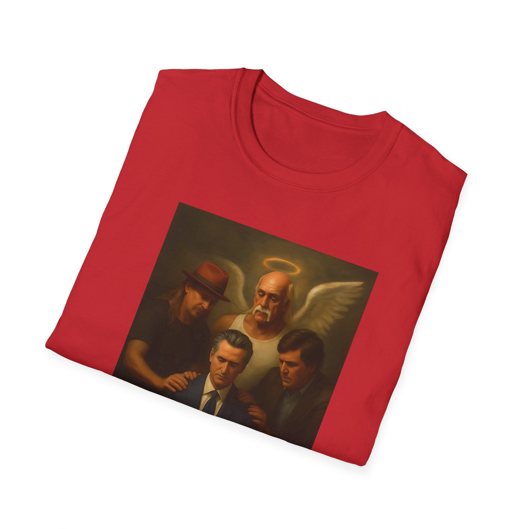 Gavin Newsom Meme Shirt - Hulk Hogan Tucker Carloson Kid Rock Meme - Political Satire - Subtle Anti Trump