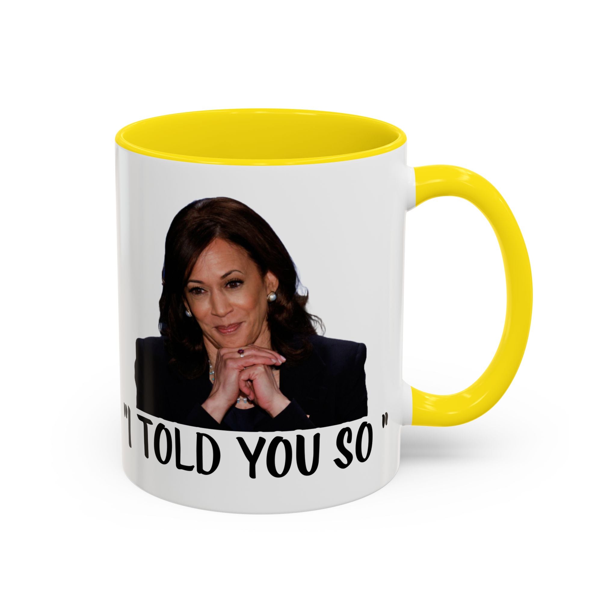 Kamala Harris Mug -  I Told You So - Feminist Mug - Anti Trump Mug - Anti MAGA - Anti Republican - Pro Democracy