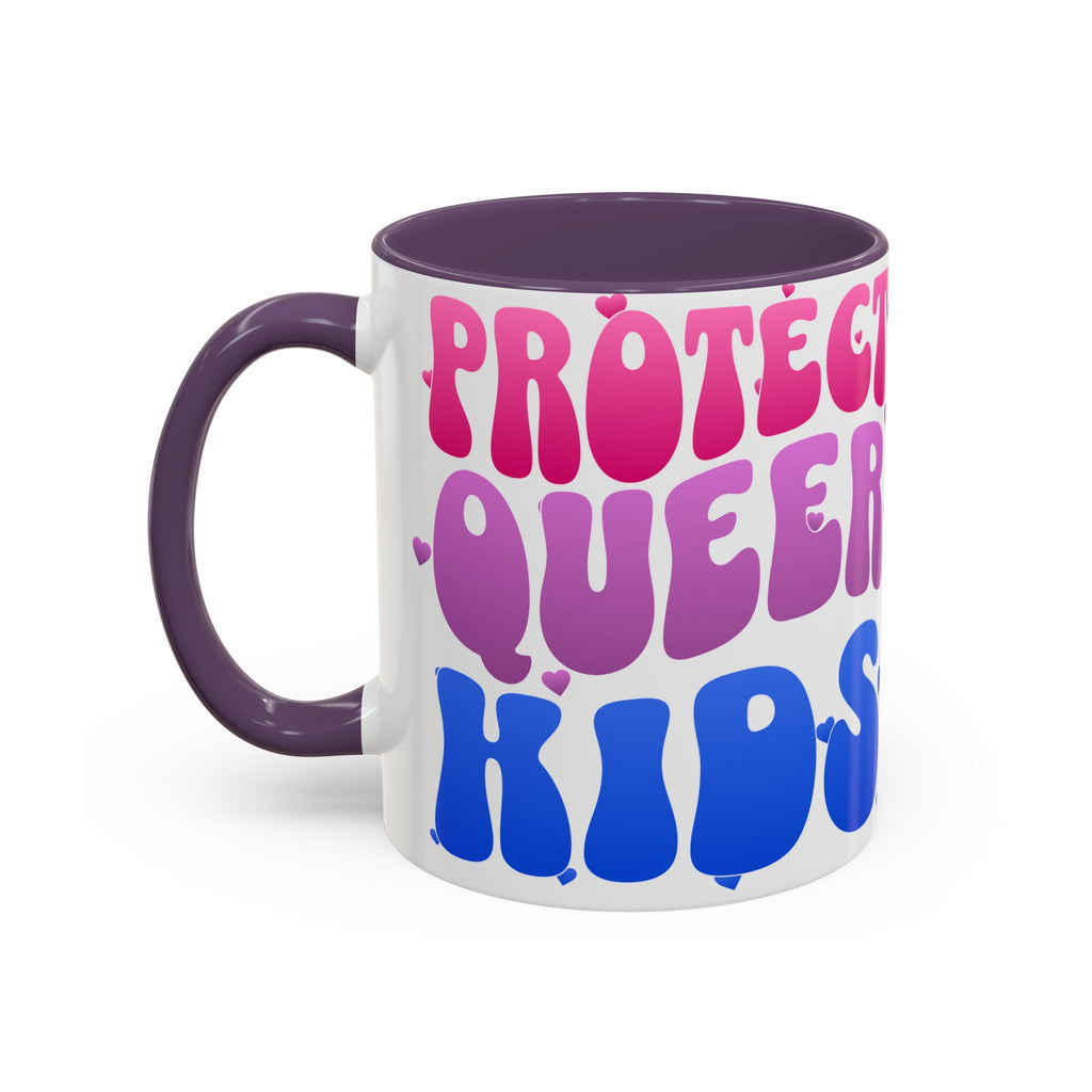Protect Queer Kids Mug - Trans Ally - Social Justice Mug - LGBTQ Pride Merch - Activist Gift - Queer Pride