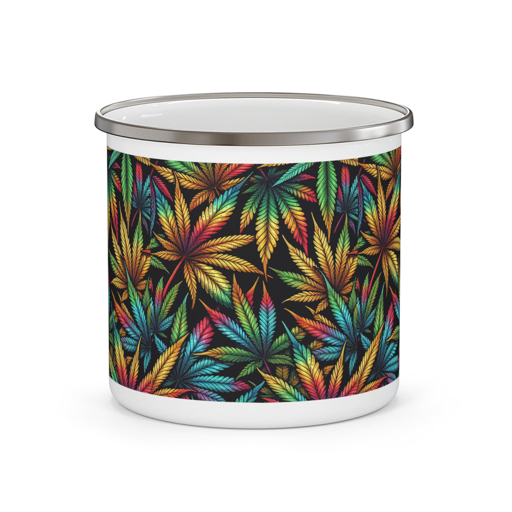 Weed Leaf Mug - Camping Mug - Wake And Bake - Marijuana Gift - Stoner Girl Merch - Pot Smoker Gift - Camping Accessories