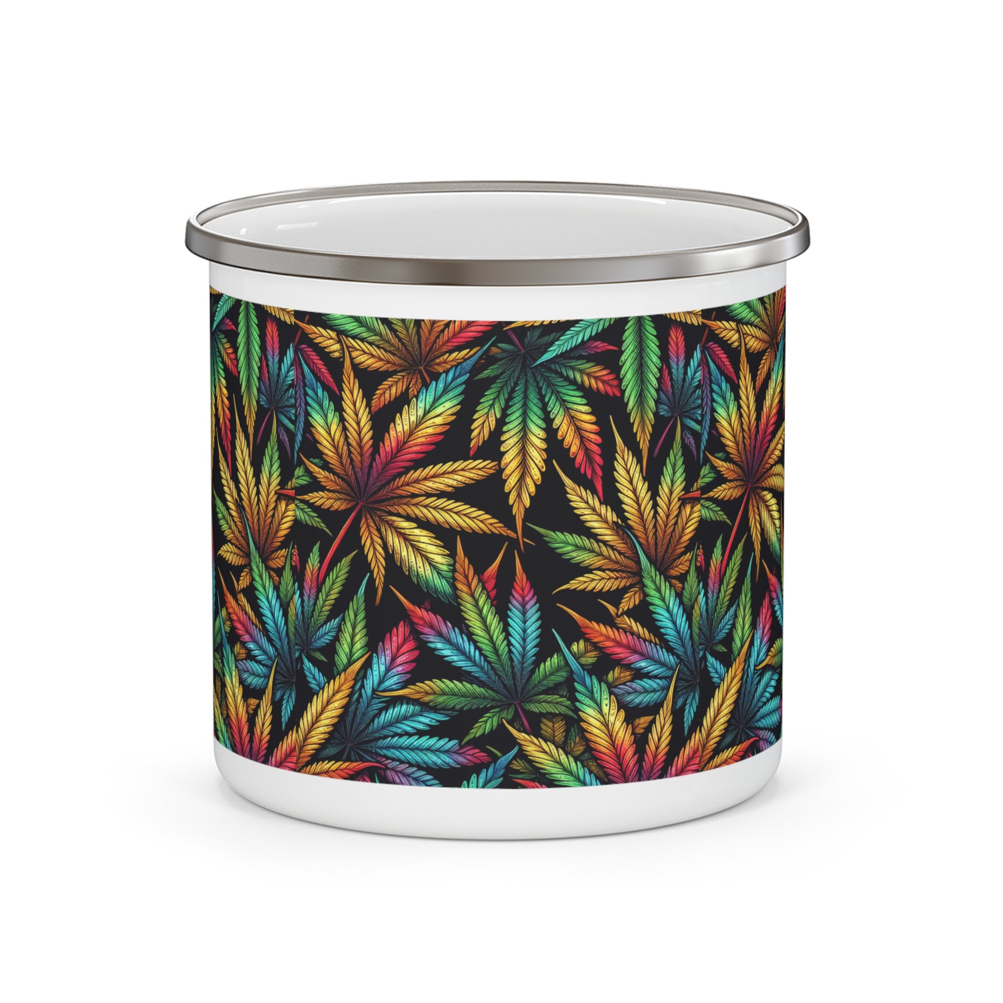 Weed Leaf Mug - Camping Mug - Wake And Bake - Marijuana Gift - Stoner Girl Merch - Pot Smoker Gift - Camping Accessories