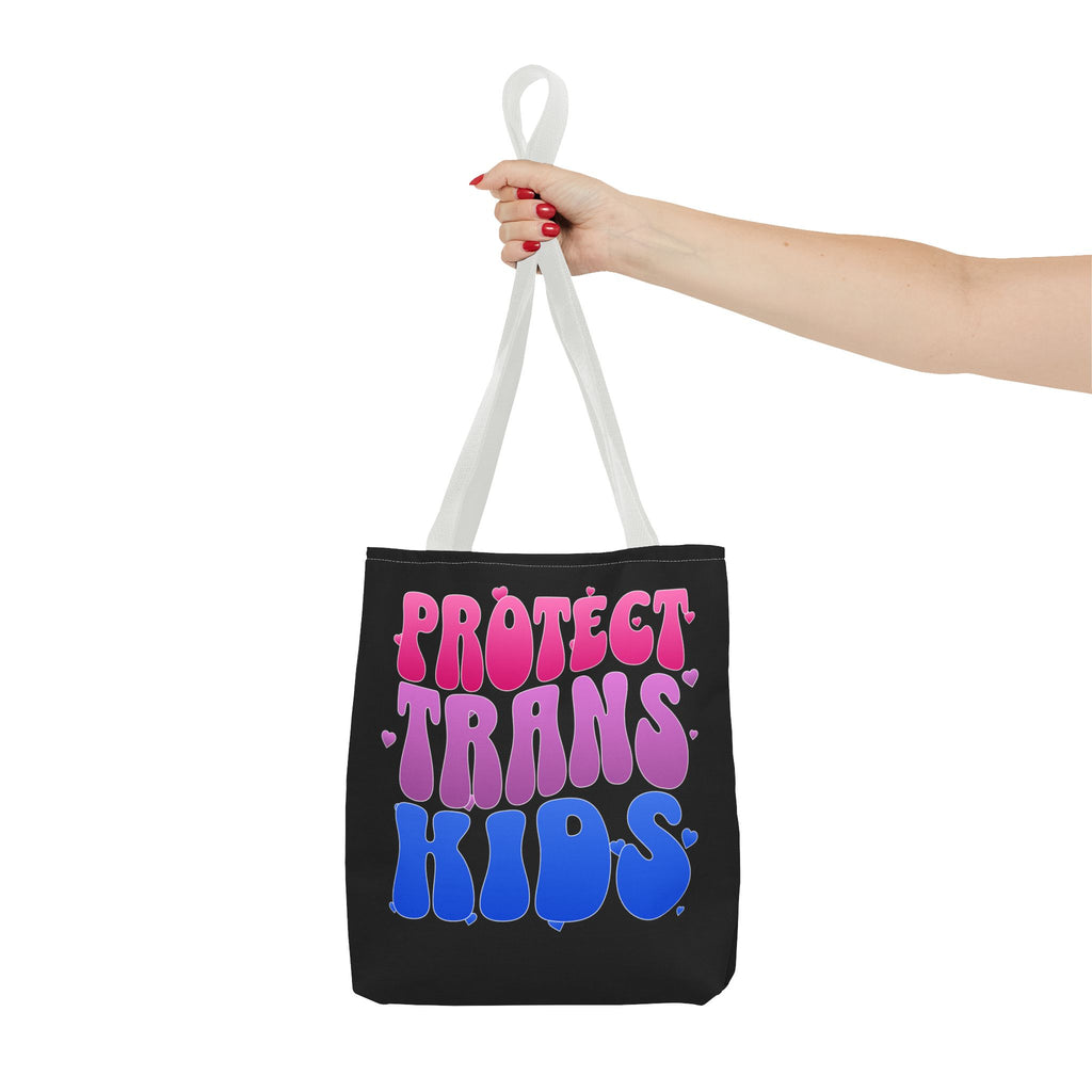 Protect Trans Kids Tote Bag - LGBTQ Ally Merch - Trans Pride Bag - Pride Festival Tote