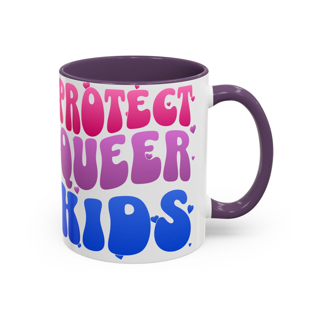 Protect Queer Kids Mug - Trans Ally - Social Justice Mug - LGBTQ Pride Merch - Activist Gift - Queer Pride