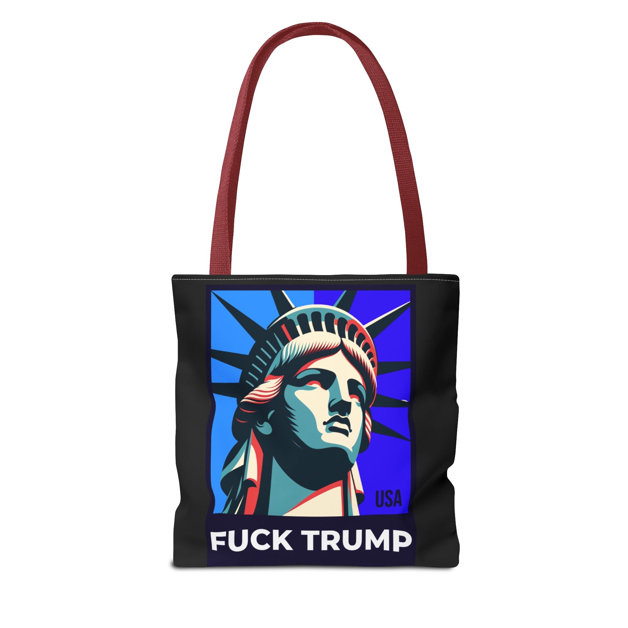 Fuck Trump Tote Bag - Statue Of Liberty Tote - Anti Trump Tote Bag - Anti MAGA - Feminist Tote - Activist Gift - Protest Bag
