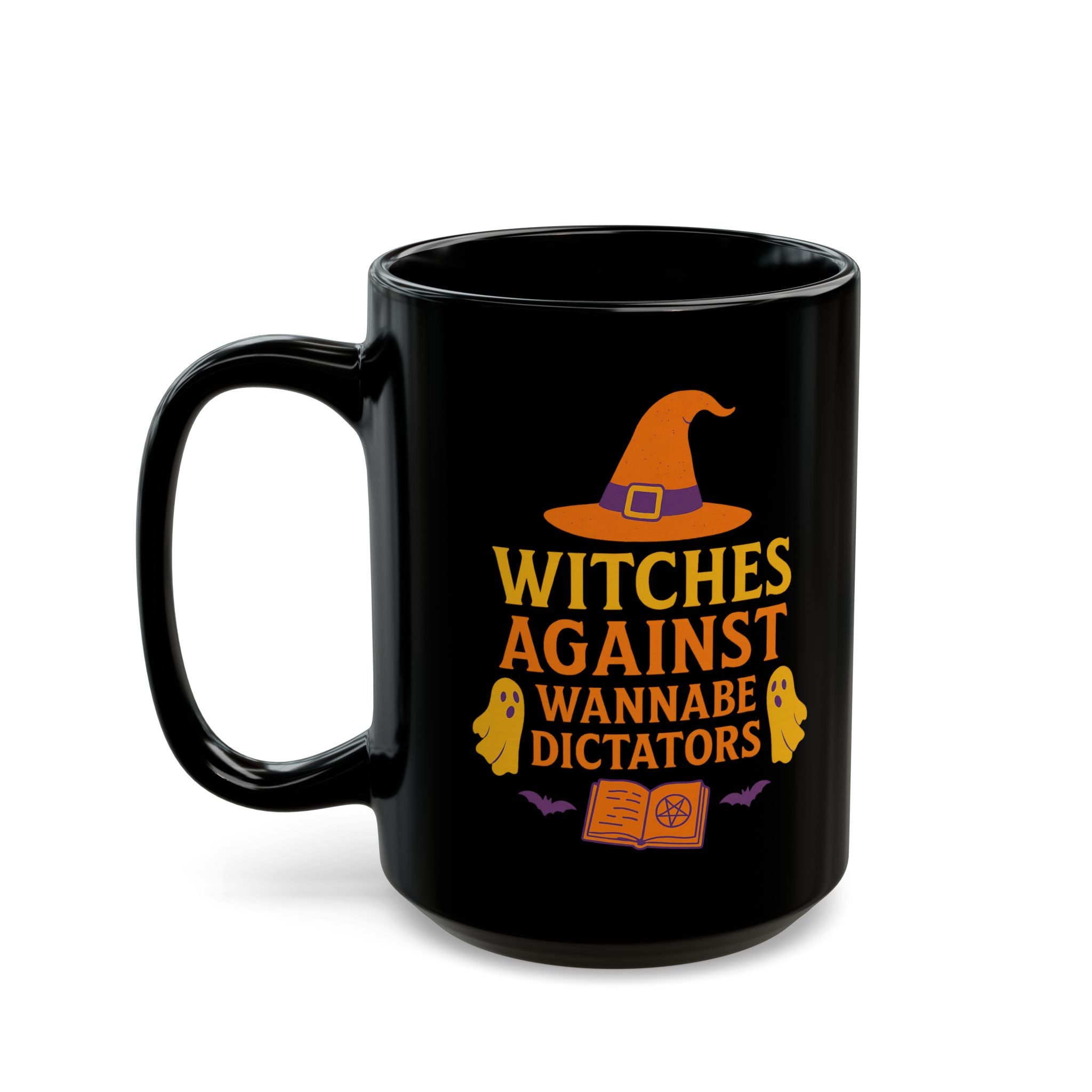 Political Halloween Mug - Witches Against Wannabe Dictators Mug -Feminist Gift  - Political Satire - Subtle Anti Trump Mug - Democrat Gift