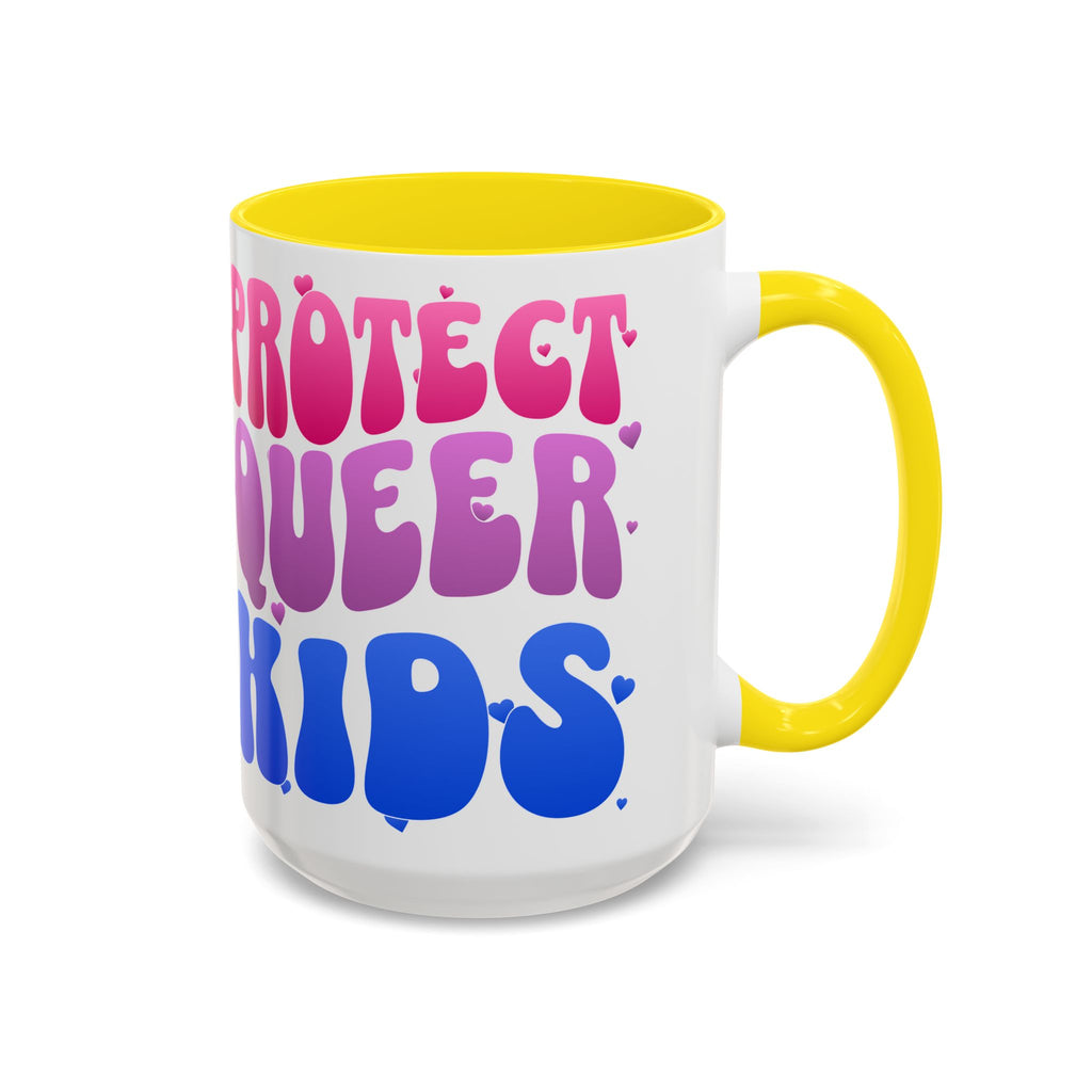 Protect Queer Kids Mug - Trans Ally - Social Justice Mug - LGBTQ Pride Merch - Activist Gift - Queer Pride