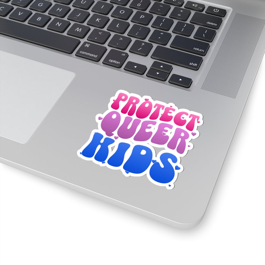 Protect Queer Kids Sticker -  LGBTQ+ Pride Decal LGBTQ+ Activism - Social Justice Stickers