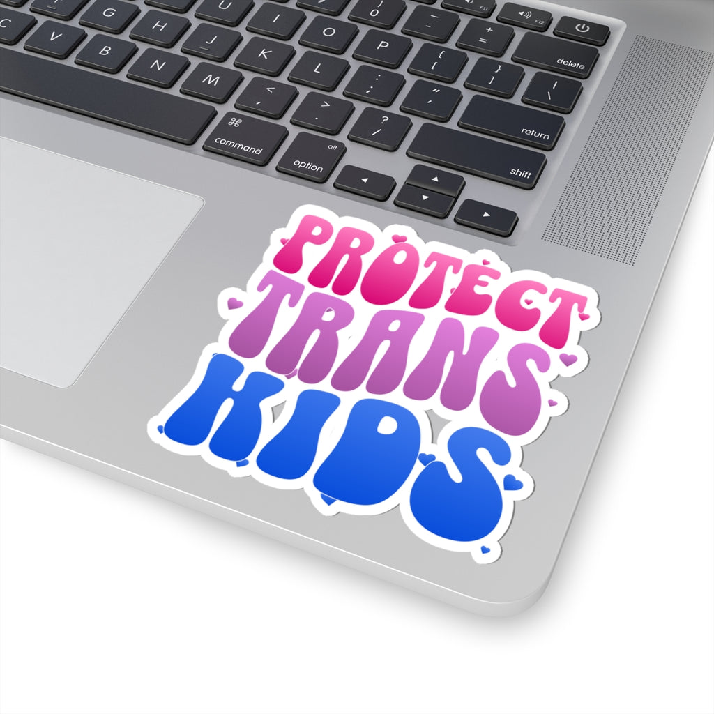 Protect Trans Kids Sticker -  Queer Stickers - LGBTQ+ Pride - Activist Gift - Transgender Pride Sticker