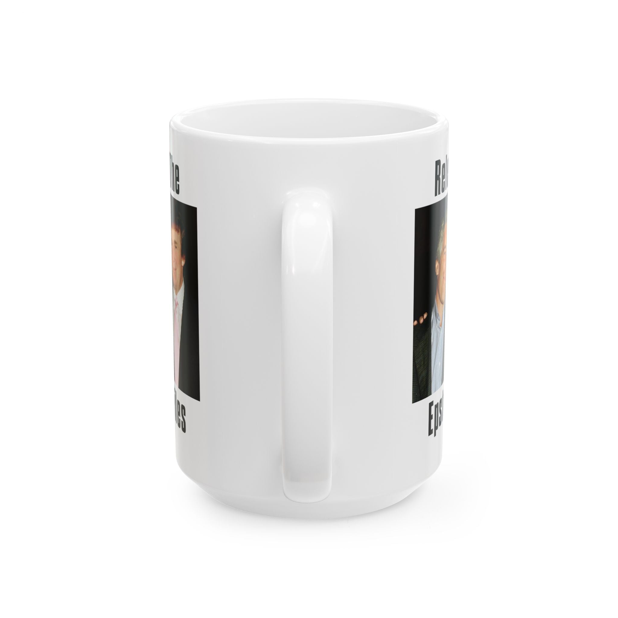 Epstein and Trump - Release The Epstein Files Coffee Mug - Anti Trump - Jeffery Epstein - Anti Fascism - Leftist Liberal Gift