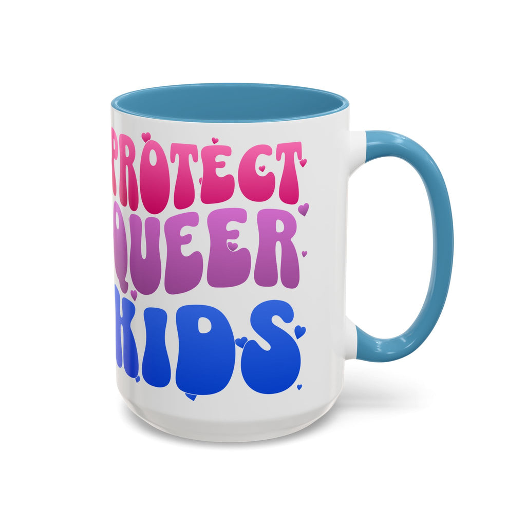 Protect Queer Kids Mug - Trans Ally - Social Justice Mug - LGBTQ Pride Merch - Activist Gift - Queer Pride