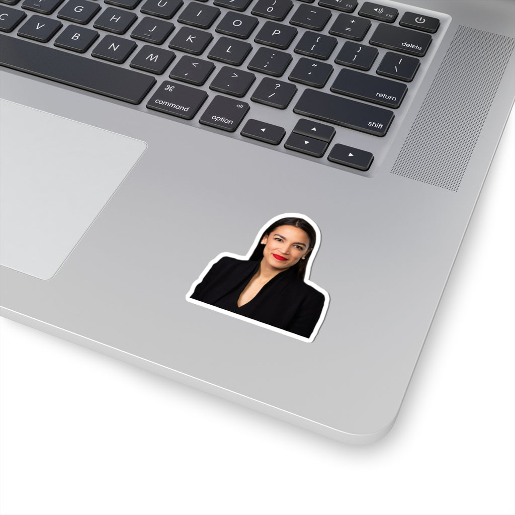AOC Decal - Rep Alexandria Ocasio-Cortez - Anti MAGA Sticker - Latina Power - Women In Politics - Feminist Gift - Protest Merch