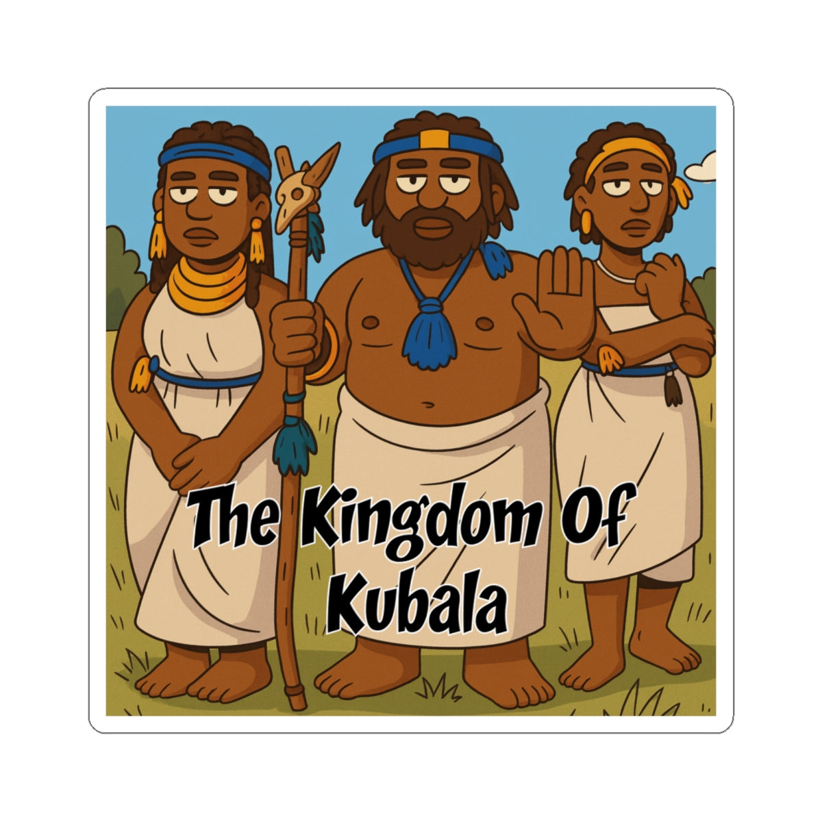 Kubala Sticker - The Kingdom of Kubala Stickers, Fun Decals for Laptops, Unique Artwork, Great for Gifting, Perfect for Decor