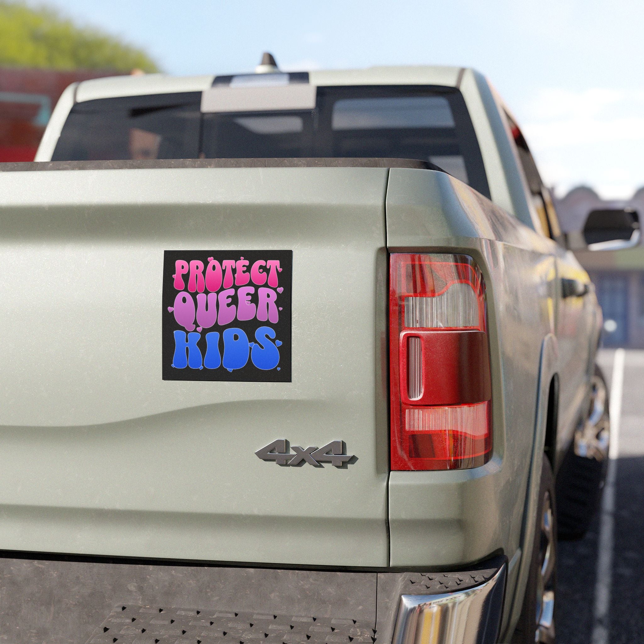 Protect Queer Kids Car Magnets |Political Car Magnet |  LGBTQ+ Pride Gifts for Allies | Anti Trump Car Magnet | Activist Gift