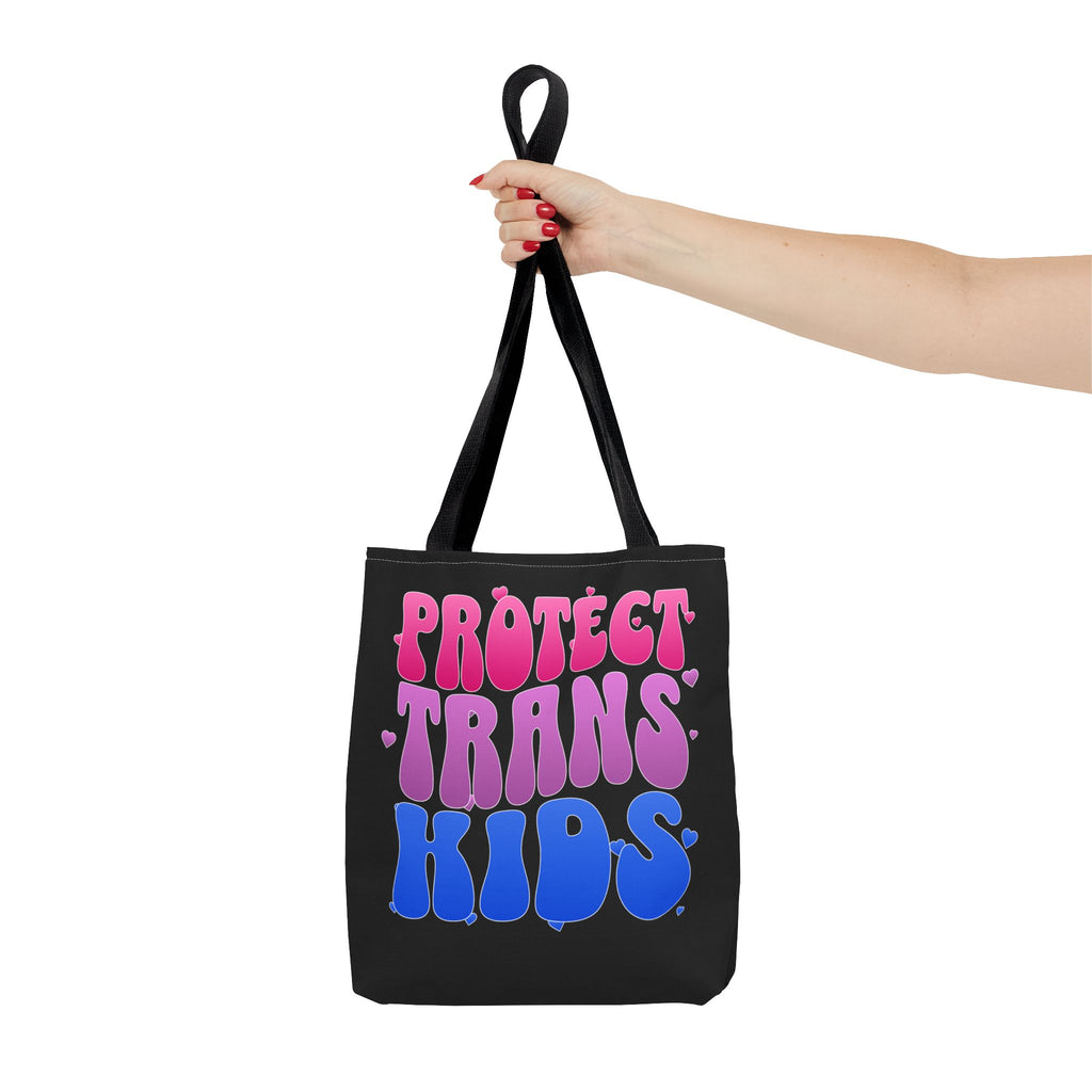 Protect Trans Kids Tote Bag - LGBTQ Ally Merch - Trans Pride Bag - Pride Festival Tote