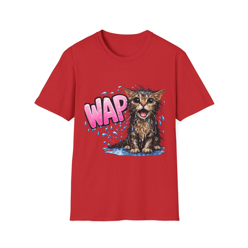 WAP Wet Cat - Adult Humor Tee , Cute Naughty Cat Gift